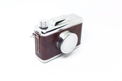 Stainless Steel Camera Hip Flask