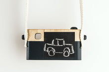 Wooden Camera Toy with chalkboard viewfinder